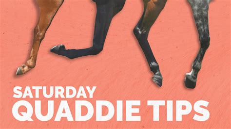 sen track tips|quaddie tips for today.